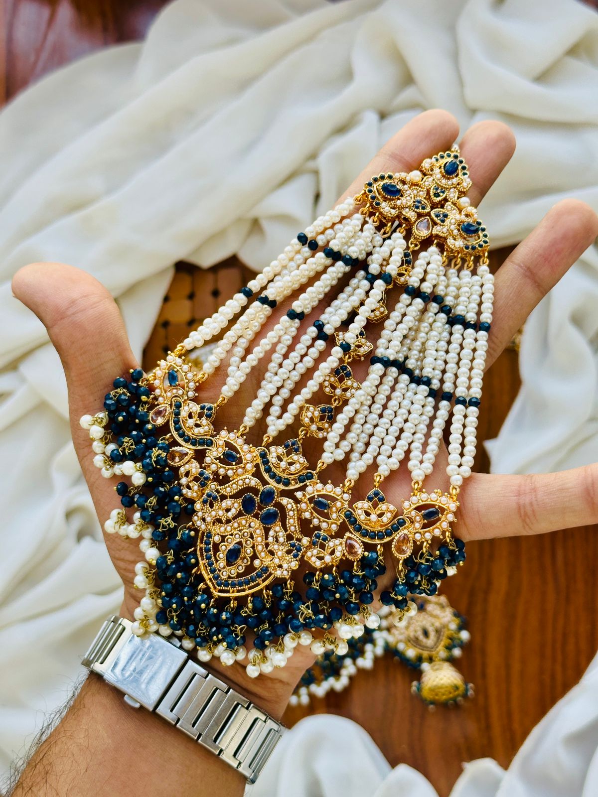 Beautiful 🌸 Casting Designer 💗 Noratan &amp; Single Color Bridal Set 👌