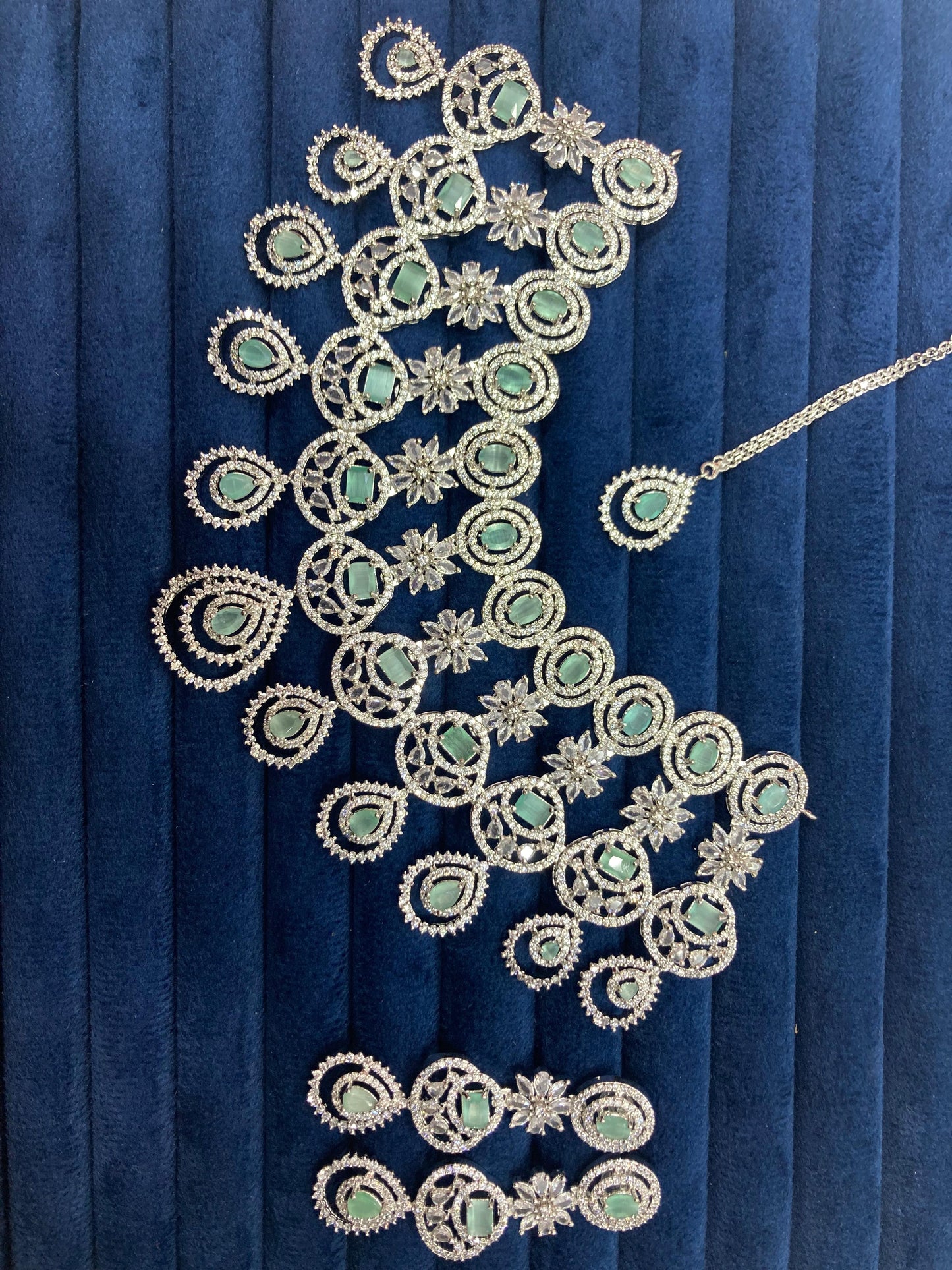 American Diamond Necklace Set