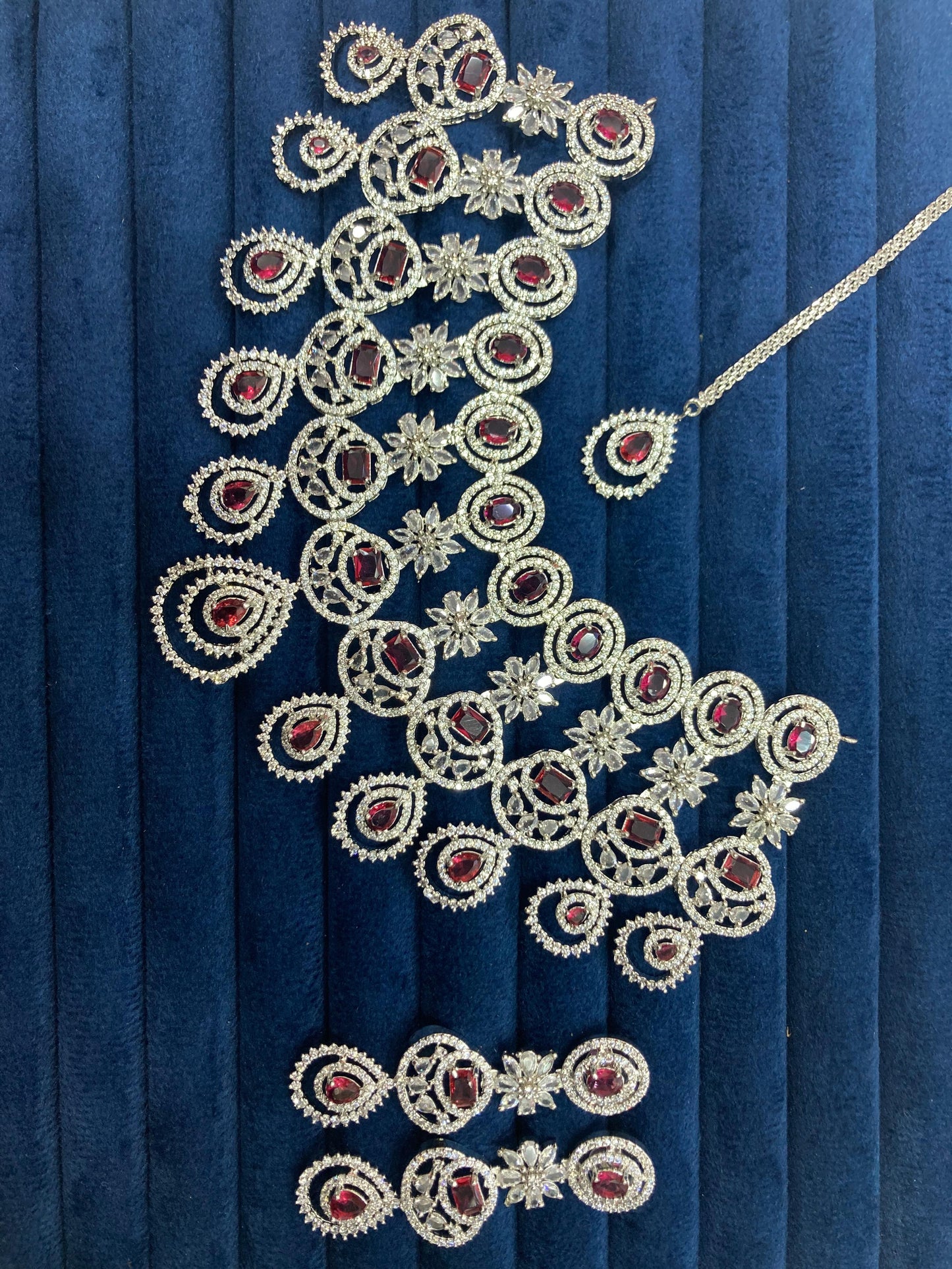 American Diamond Necklace Set