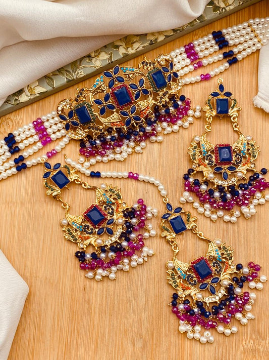 Nauratan Choker Set