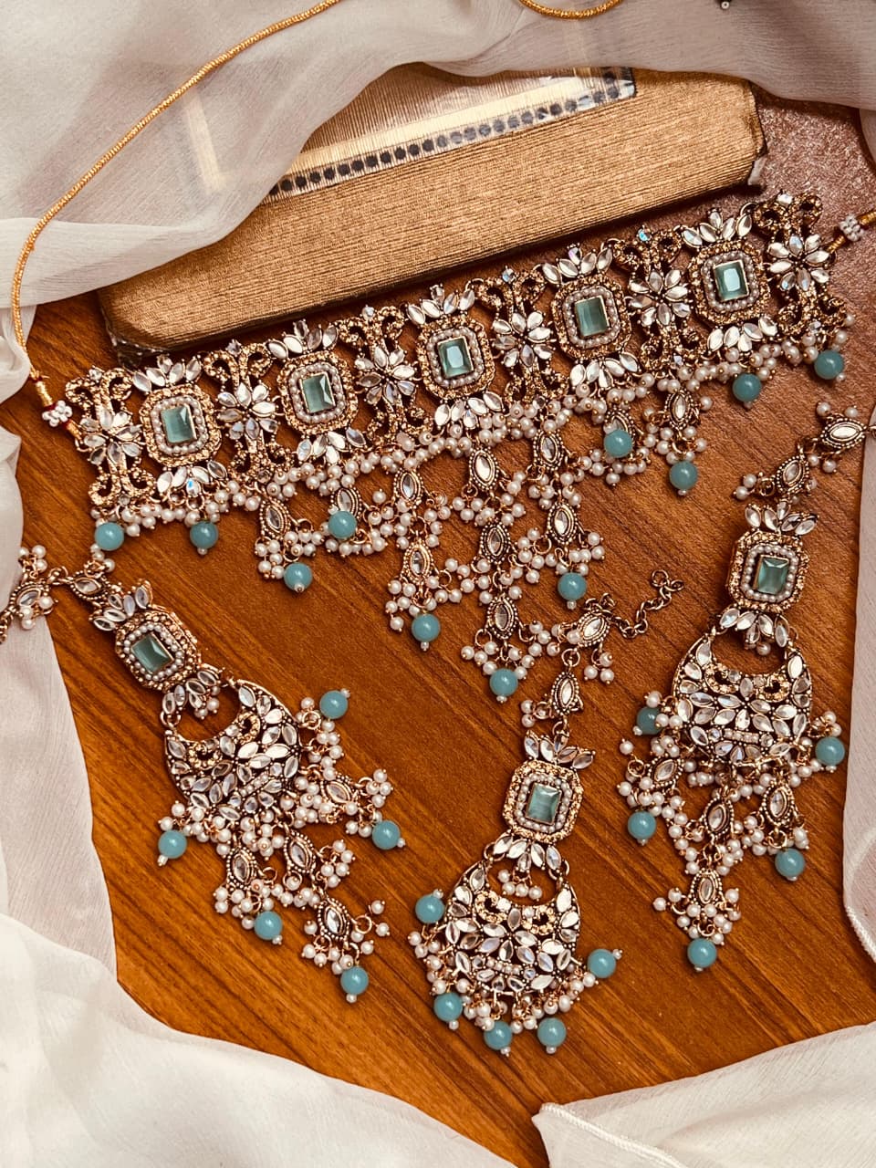 Elegant Kundan Choker Set